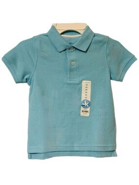 PRICE DROP NWT! J. Khaki Boys Blue Topaz Polo Collar Shirt - Size 3T